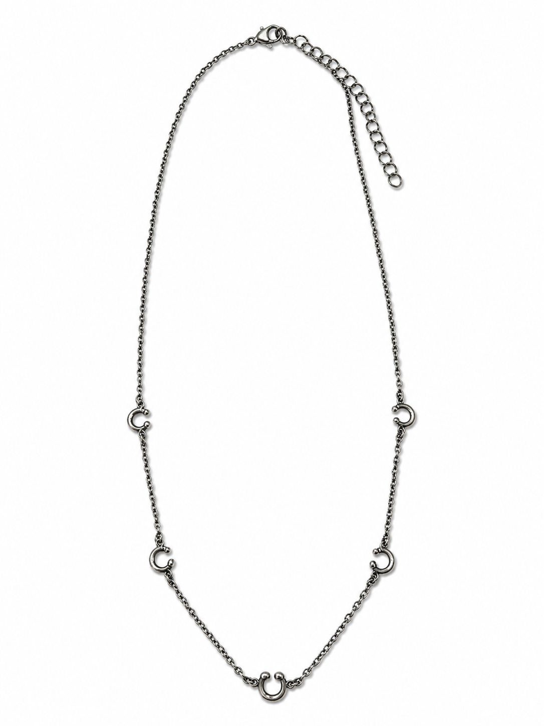 18K Gold Plated Horseshoe Charm Necklace
