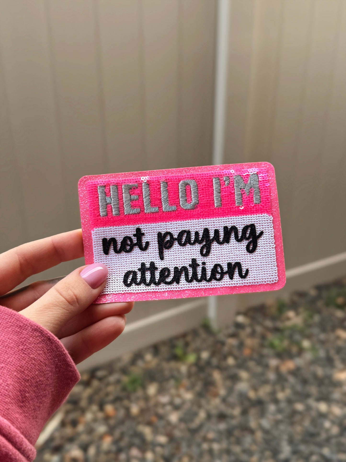 Hello I'm Not Paying Attention Patch