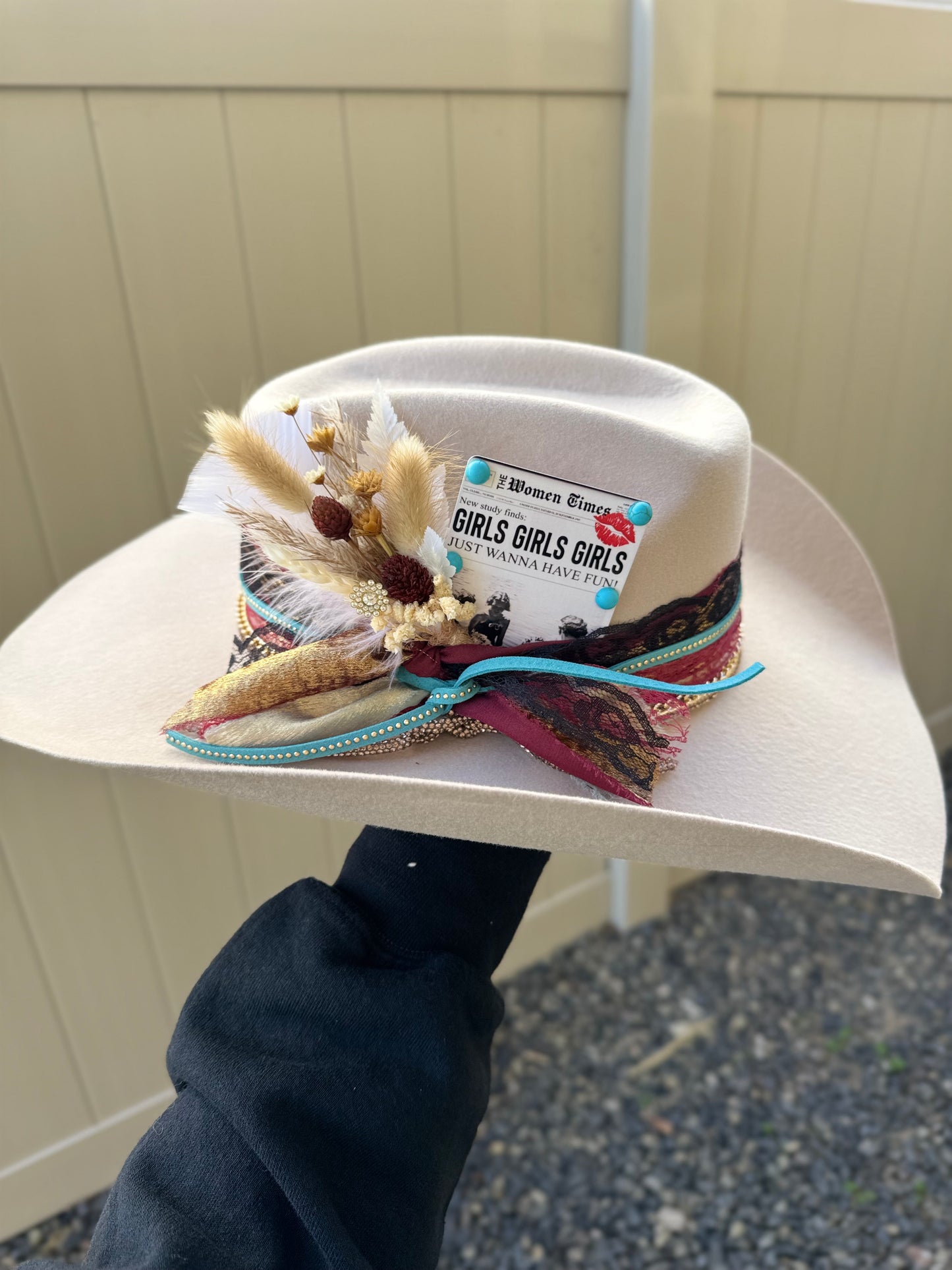 Girls Just Wanna Rodeo Custom Cowgirl Hat