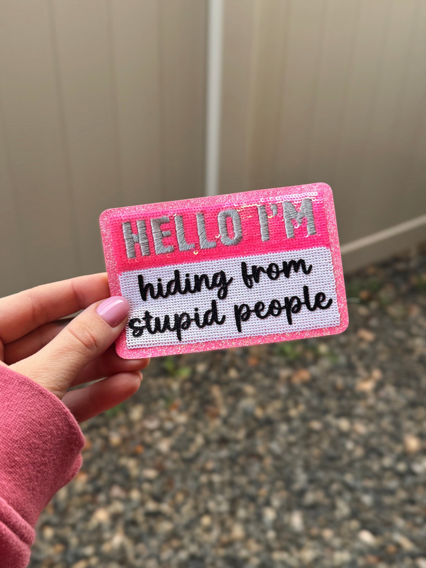 Hello I'm Hiding From Stupid People Patch