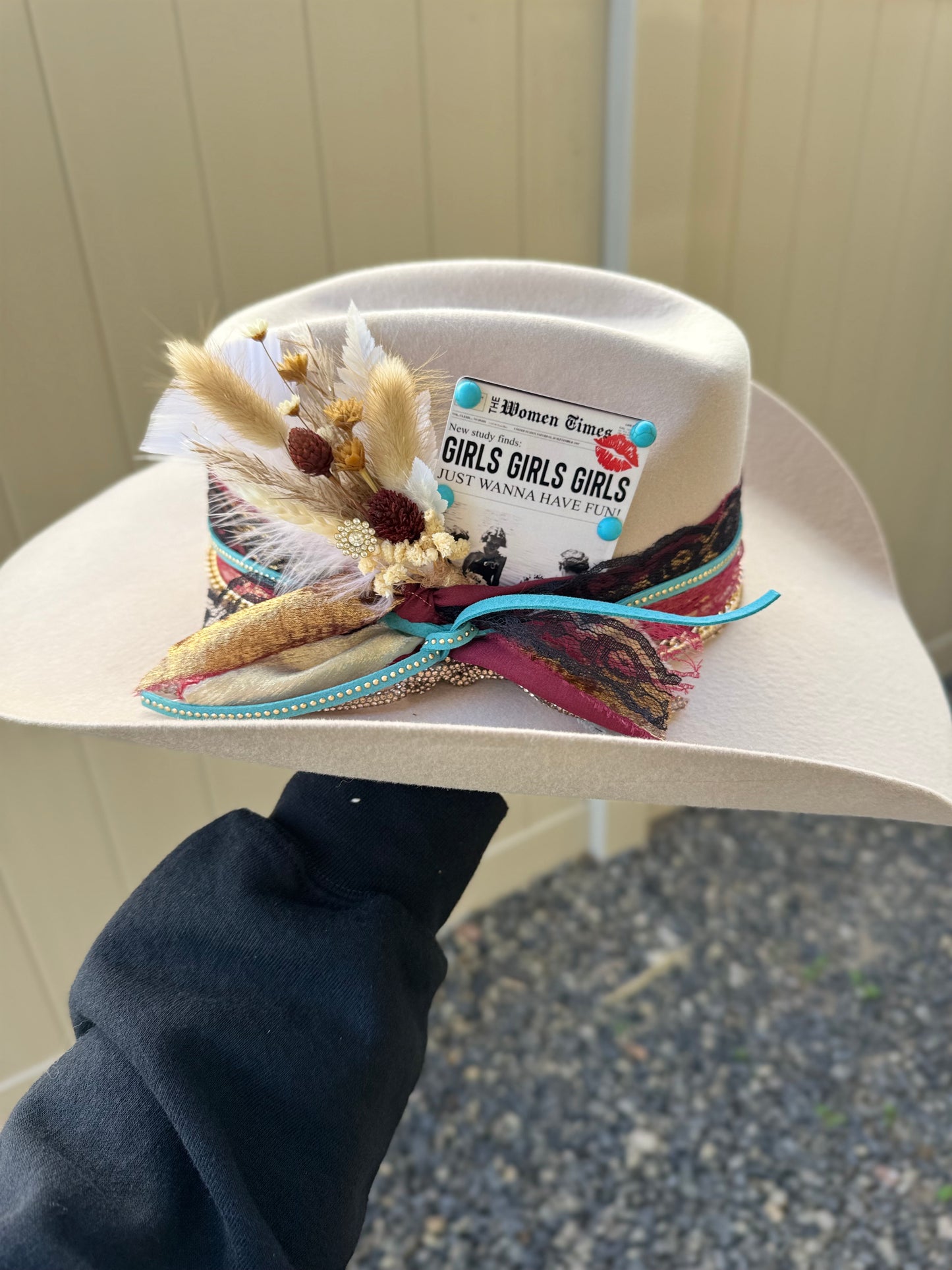 Girls Just Wanna Rodeo Custom Cowgirl Hat