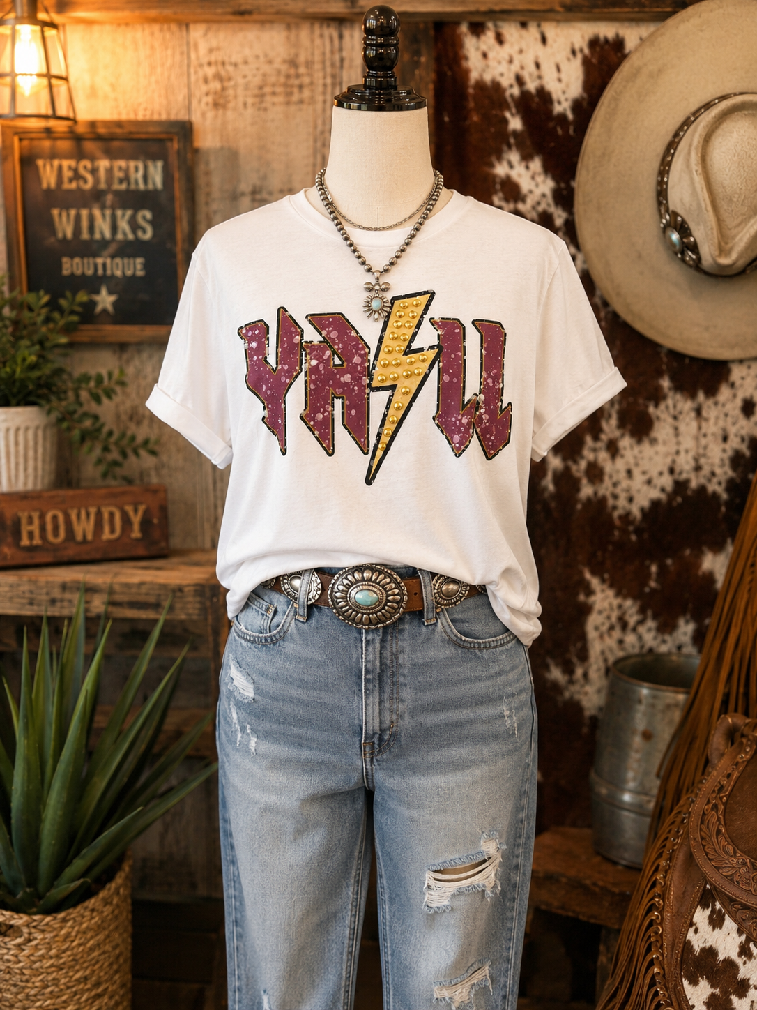 Wild & Western Y'all Tee