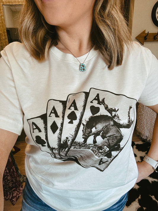 Ace of Cowboys Graphic Tee