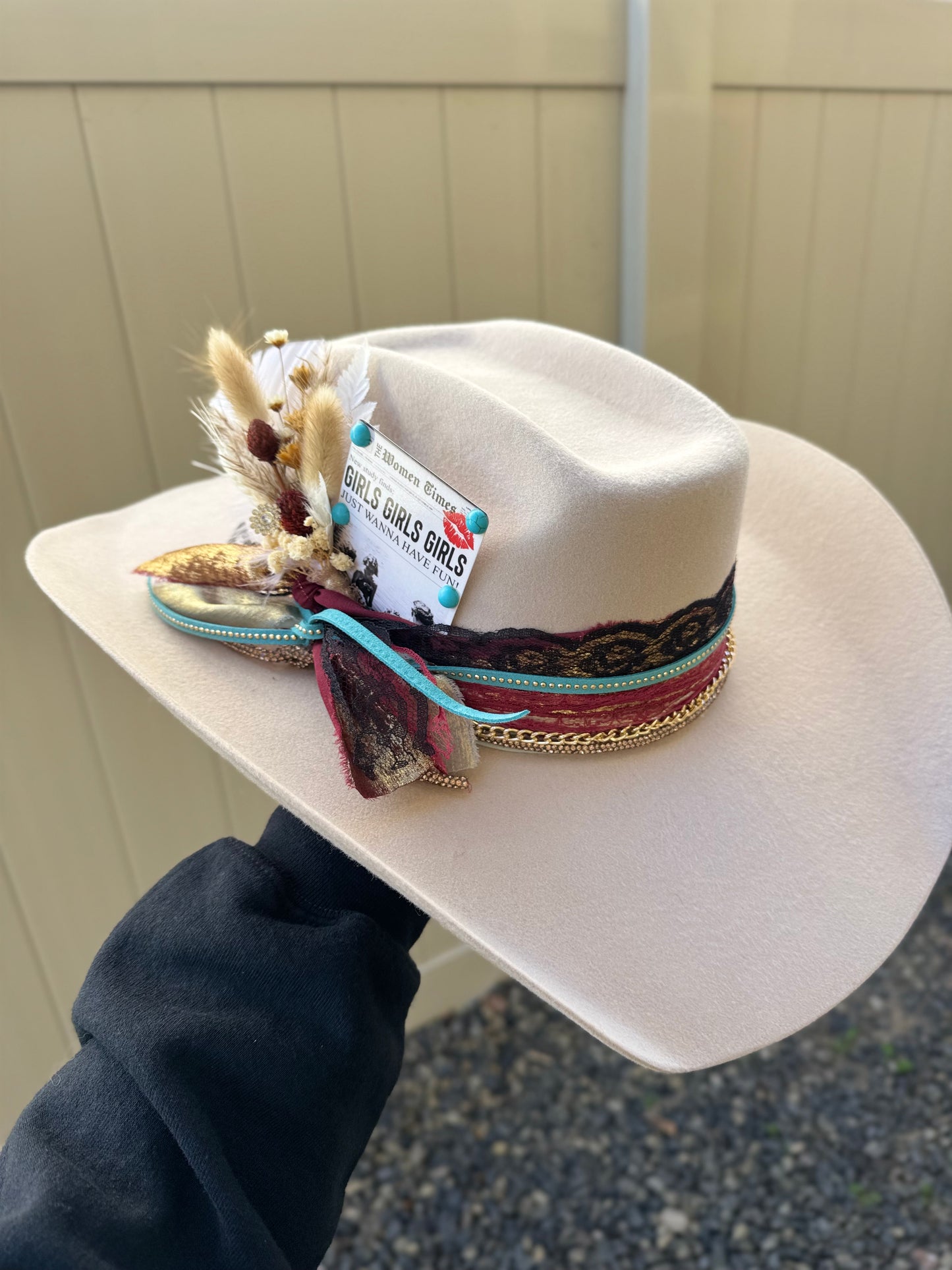 Girls Just Wanna Rodeo Custom Cowgirl Hat