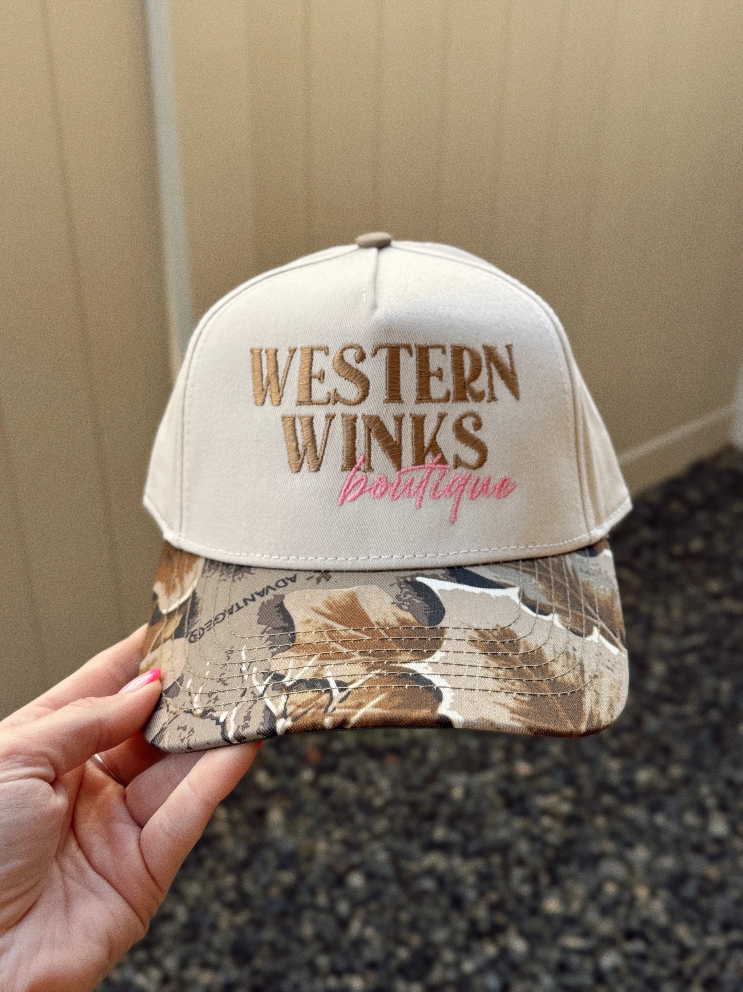 Embroidered Western Winks Hat