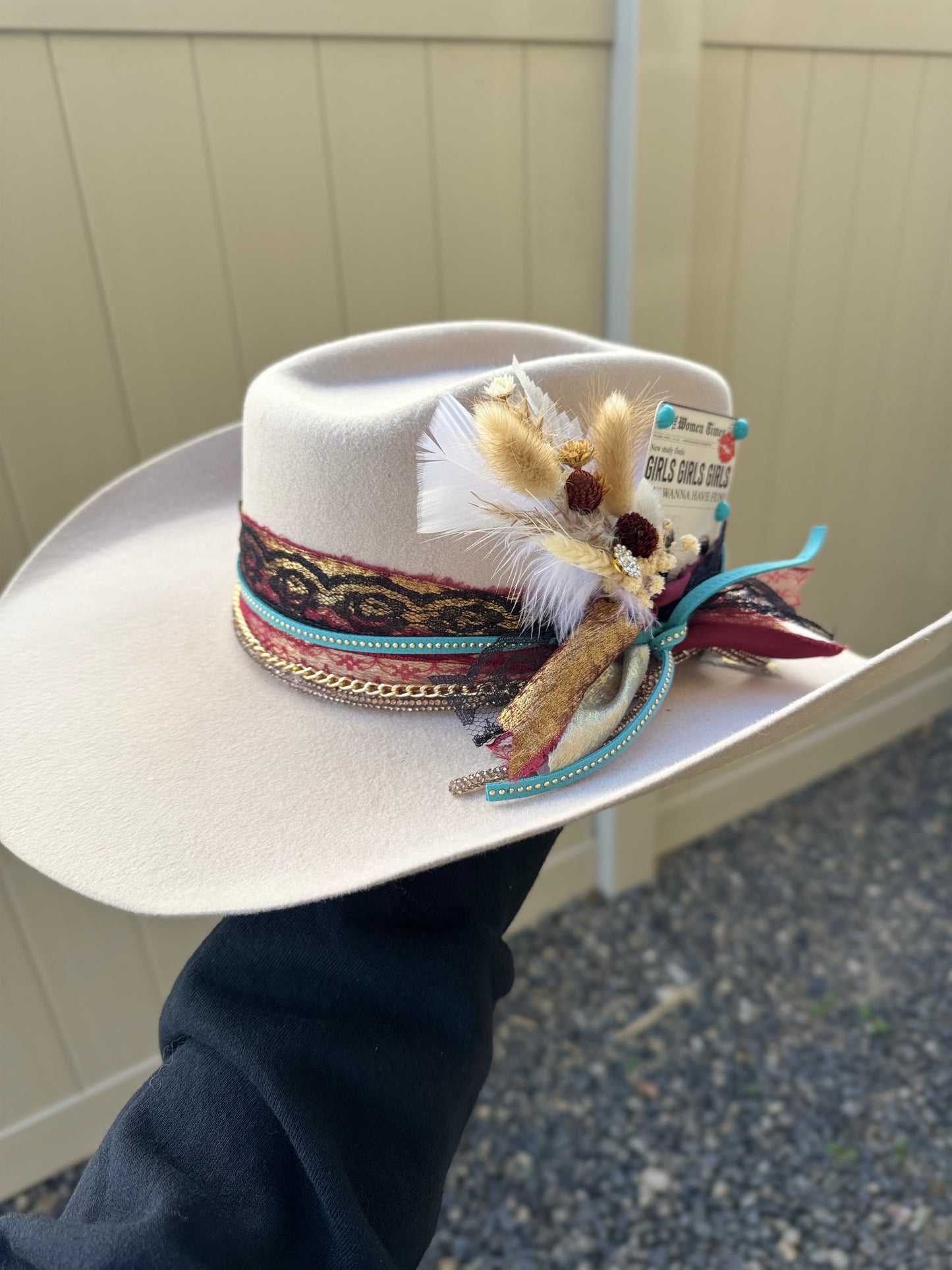 Girls Just Wanna Rodeo Custom Cowgirl Hat