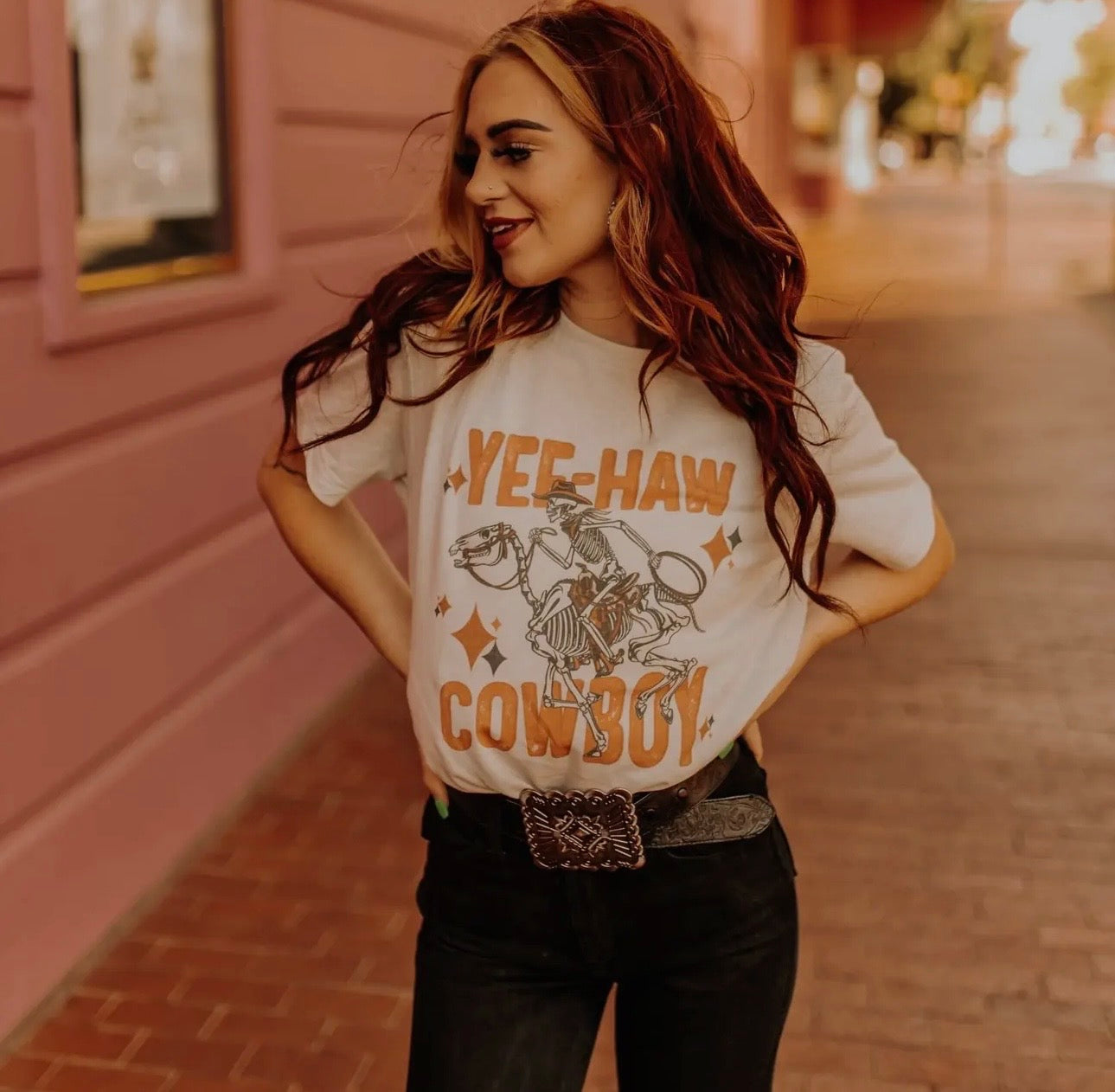 Yeehaw & Chill (to the bone) Graphic Tee