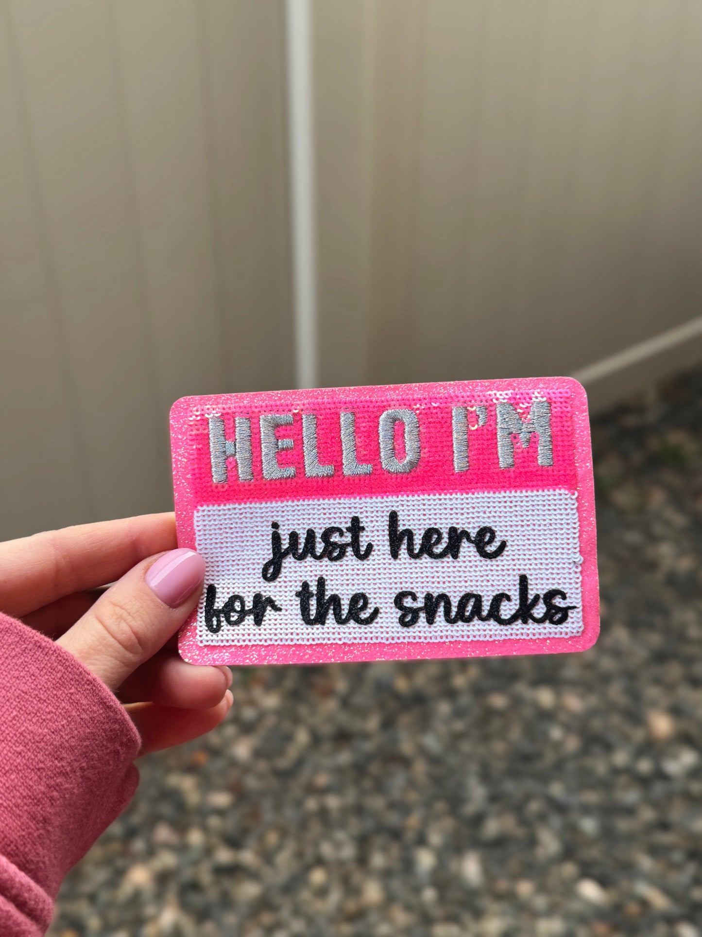 Hello I'm Just Here For the Snacks Patch