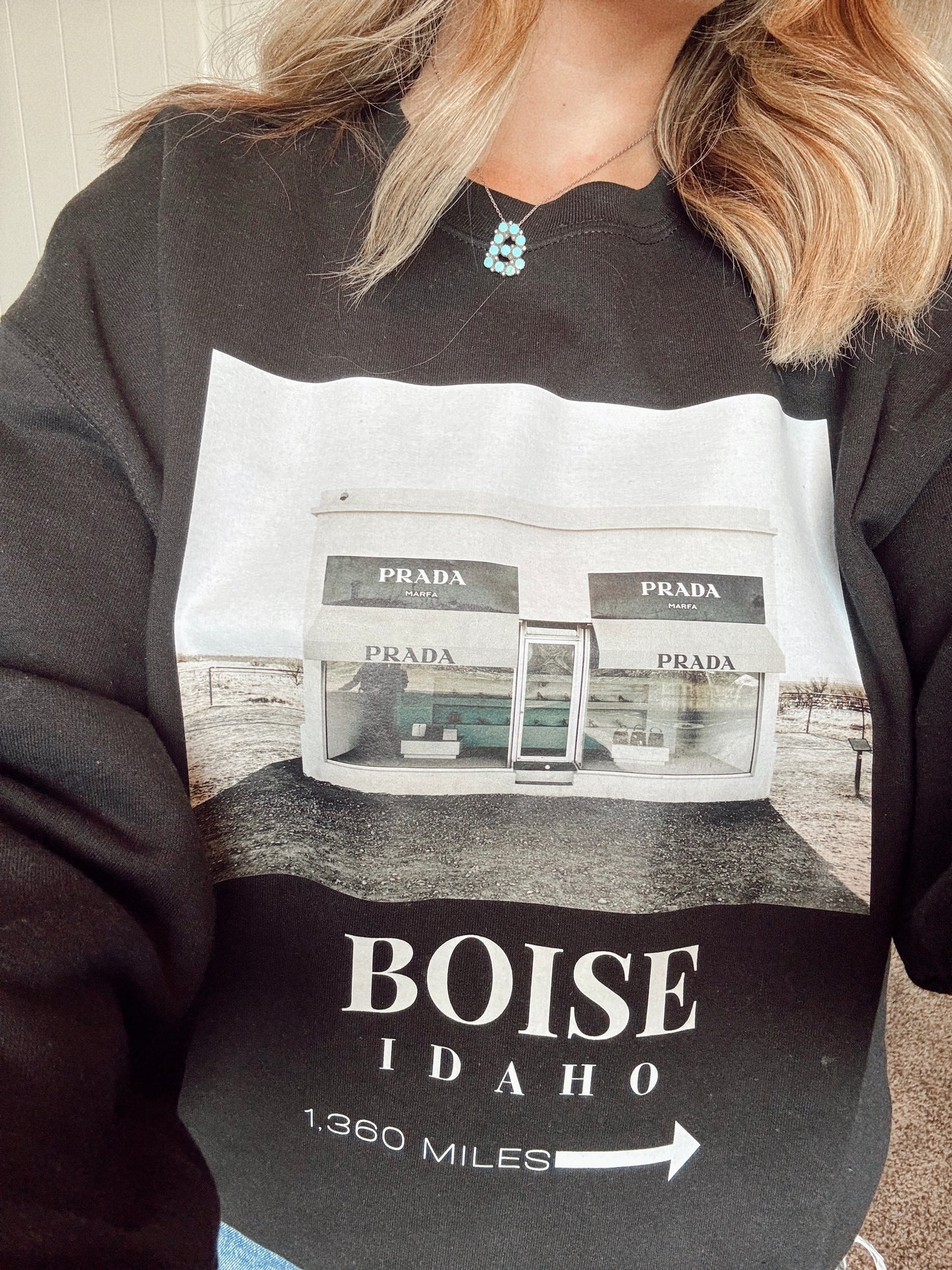 Prada/Boise Idaho Crewneck