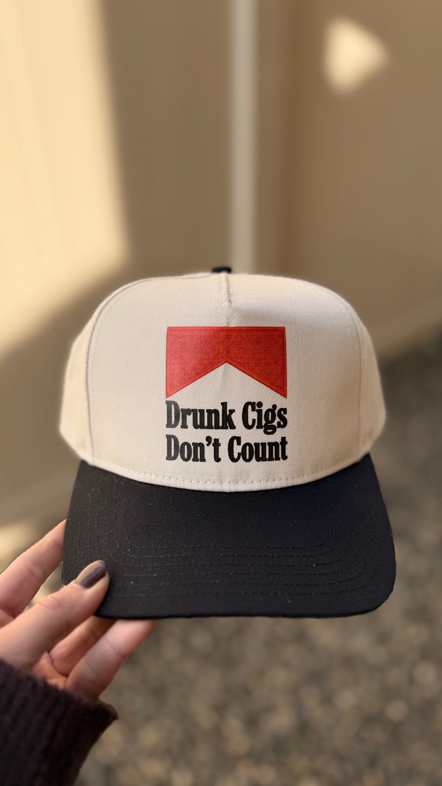 Drunk Cigs Dont Count - Black