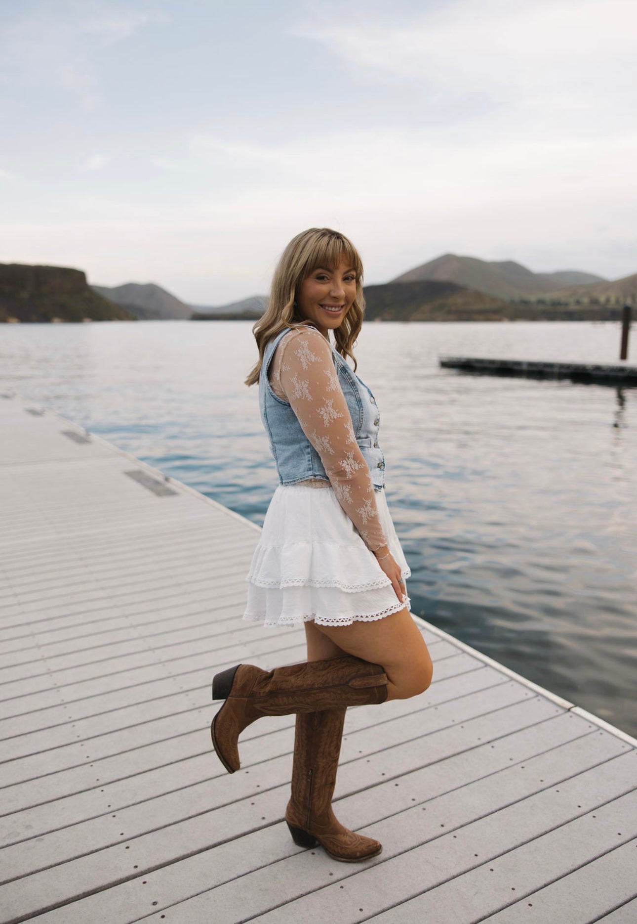 Ruffle Mini Skort