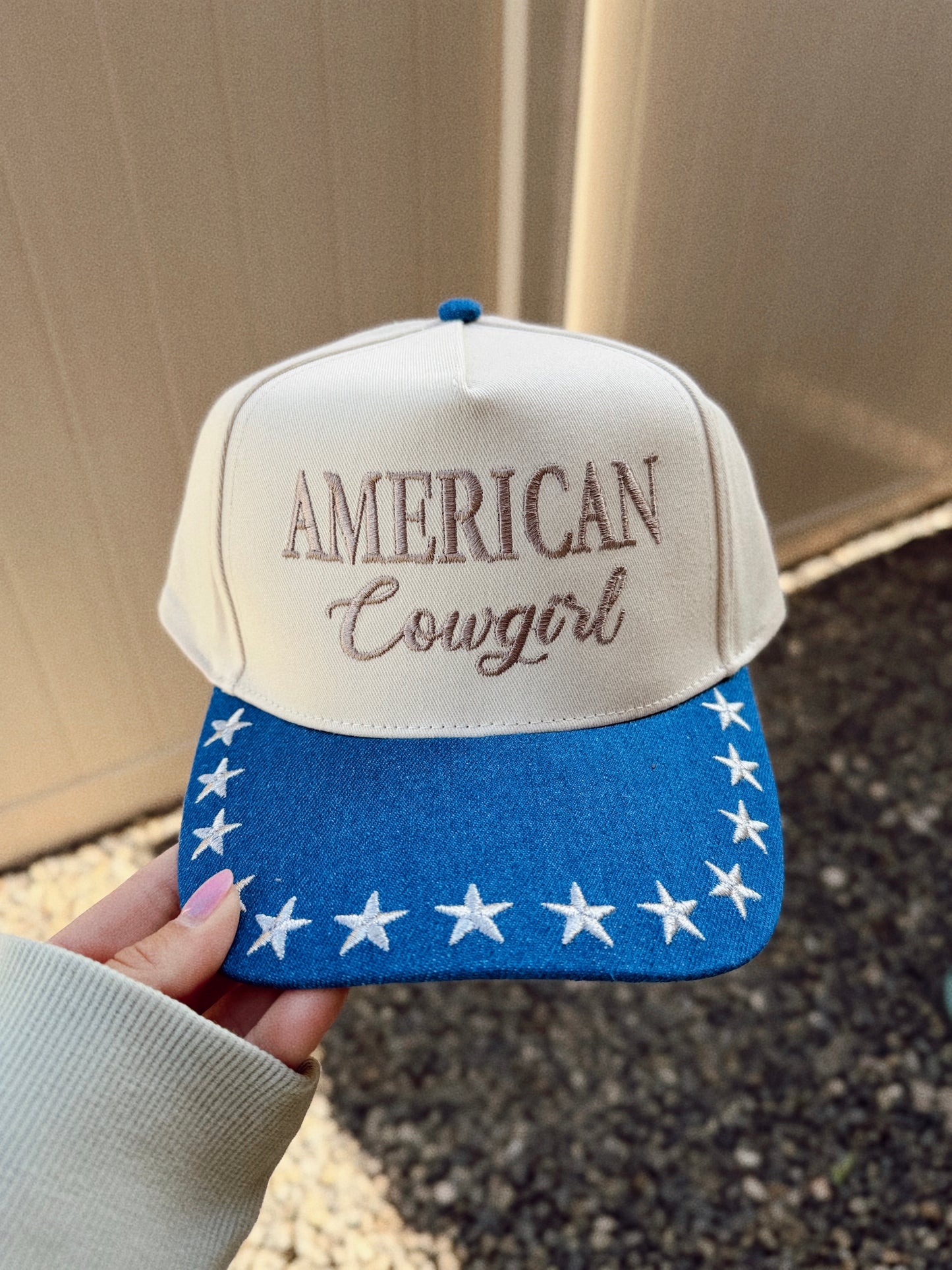 American Cowgirl Trucker Hat - Dark Denim