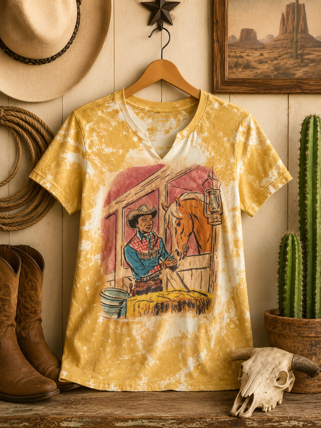 Sunset Stable Horse Tee