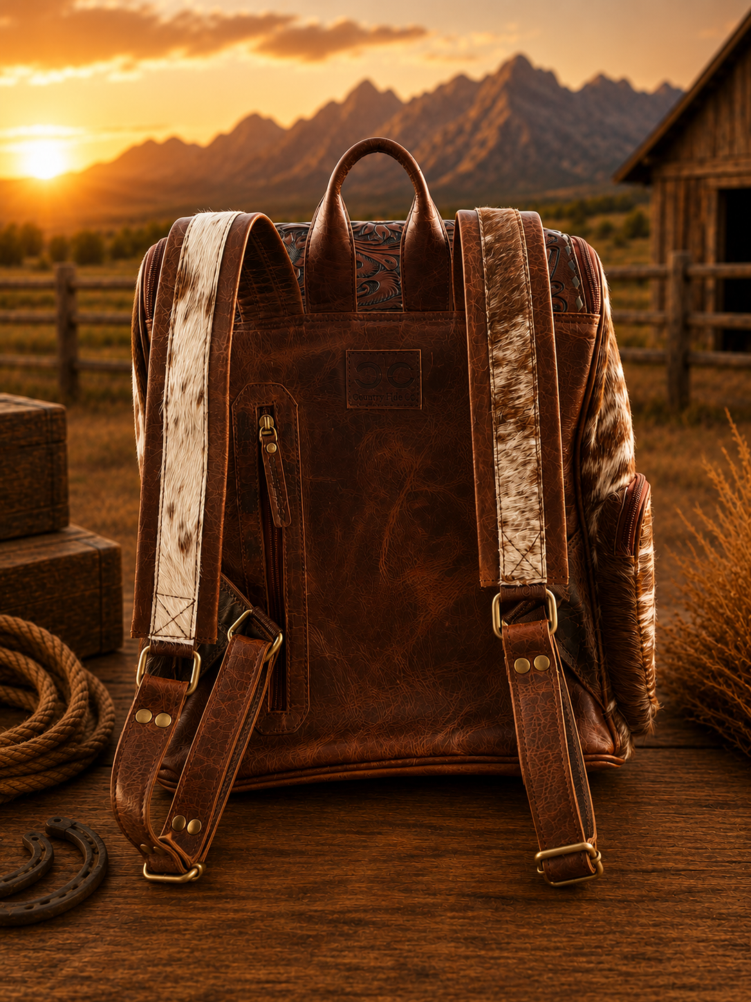 Mesa Cowhide Backpack
