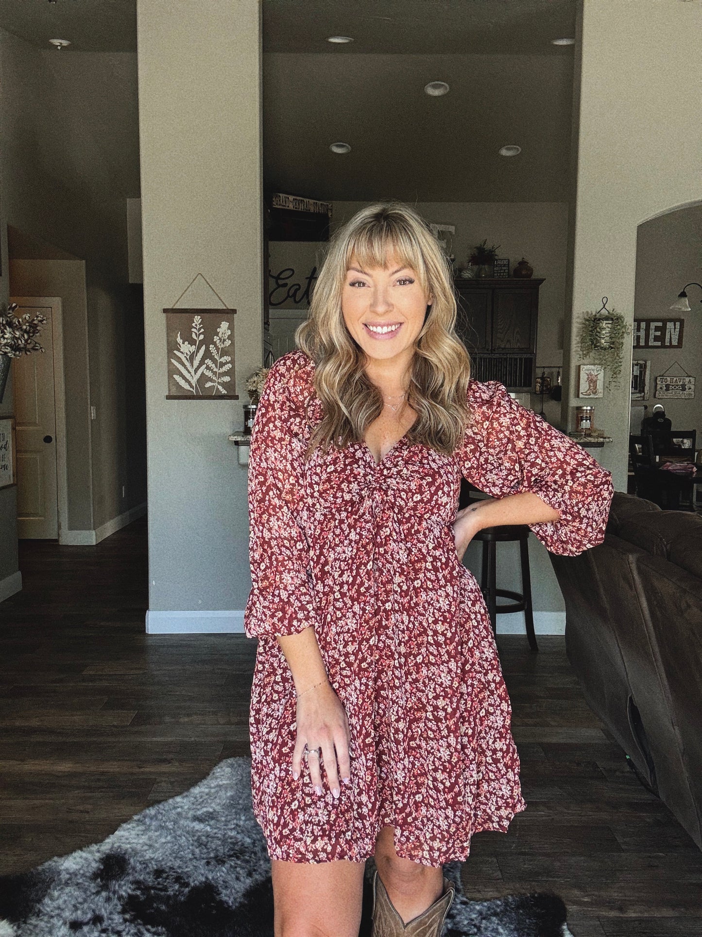 Floral Mini Dress