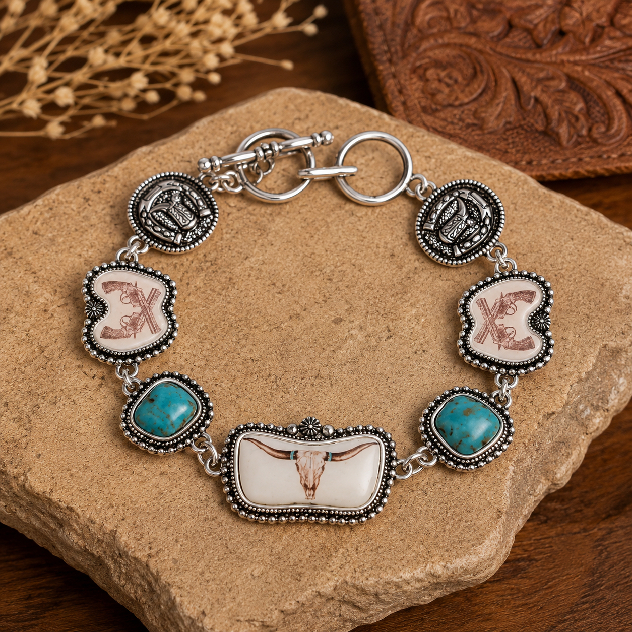 Western Charm Toggle Bracelet