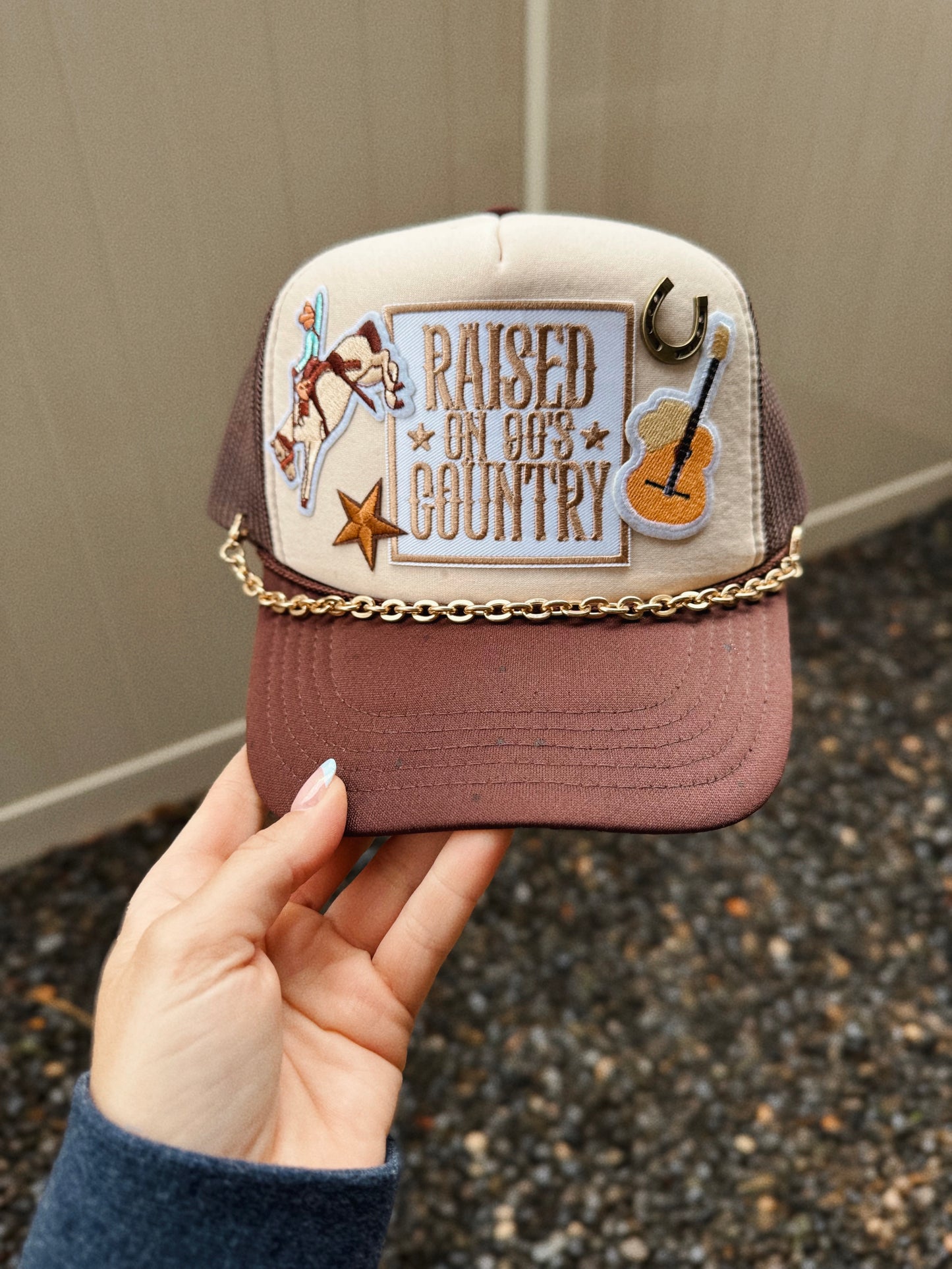 Raised on 90’s Country Custom Trucker Hat