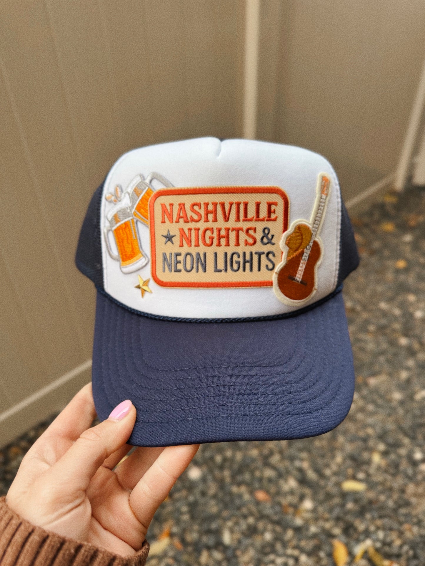 Nashville Nights Custom Trucker Hat