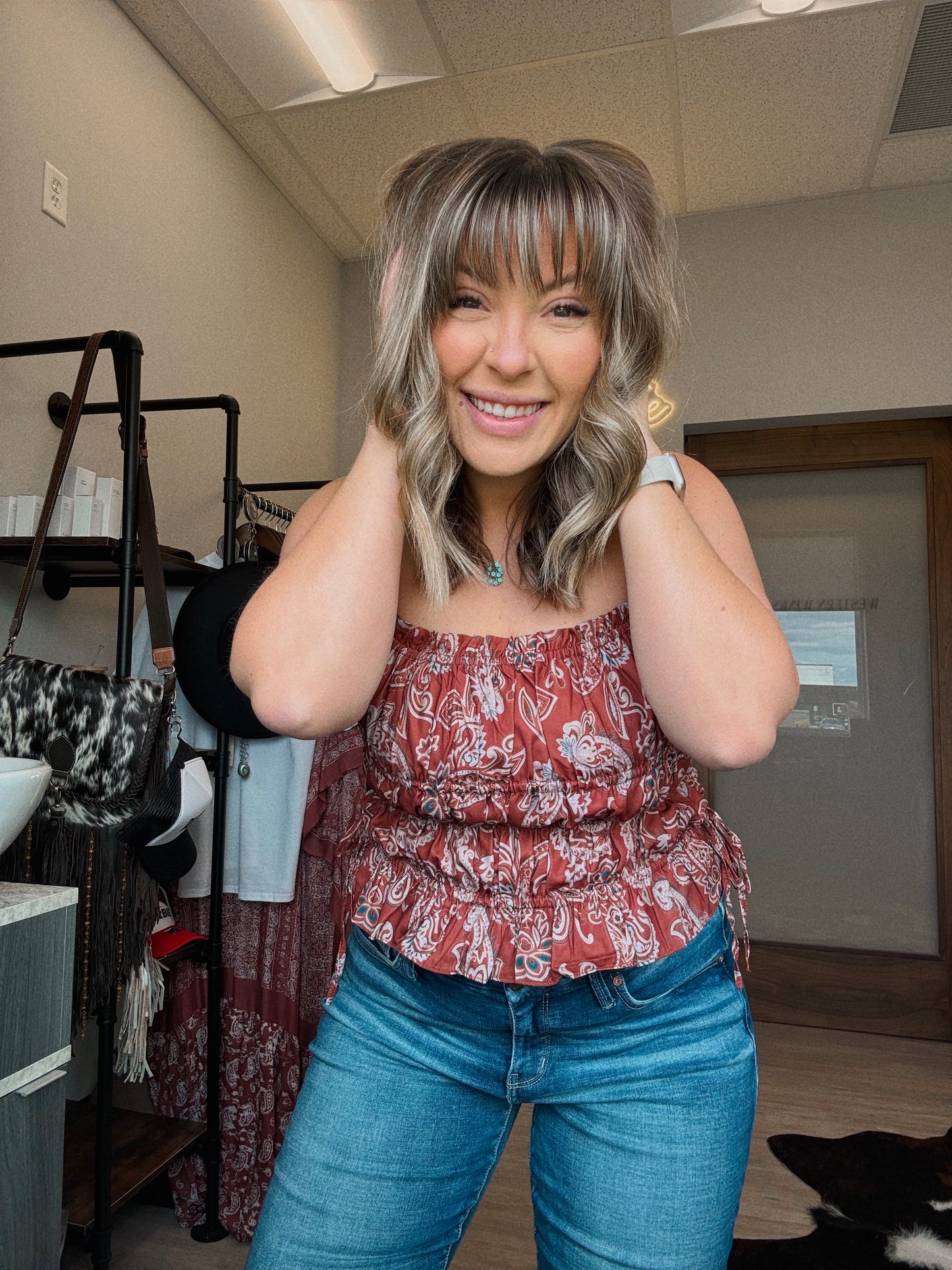 Paisley Tank Top