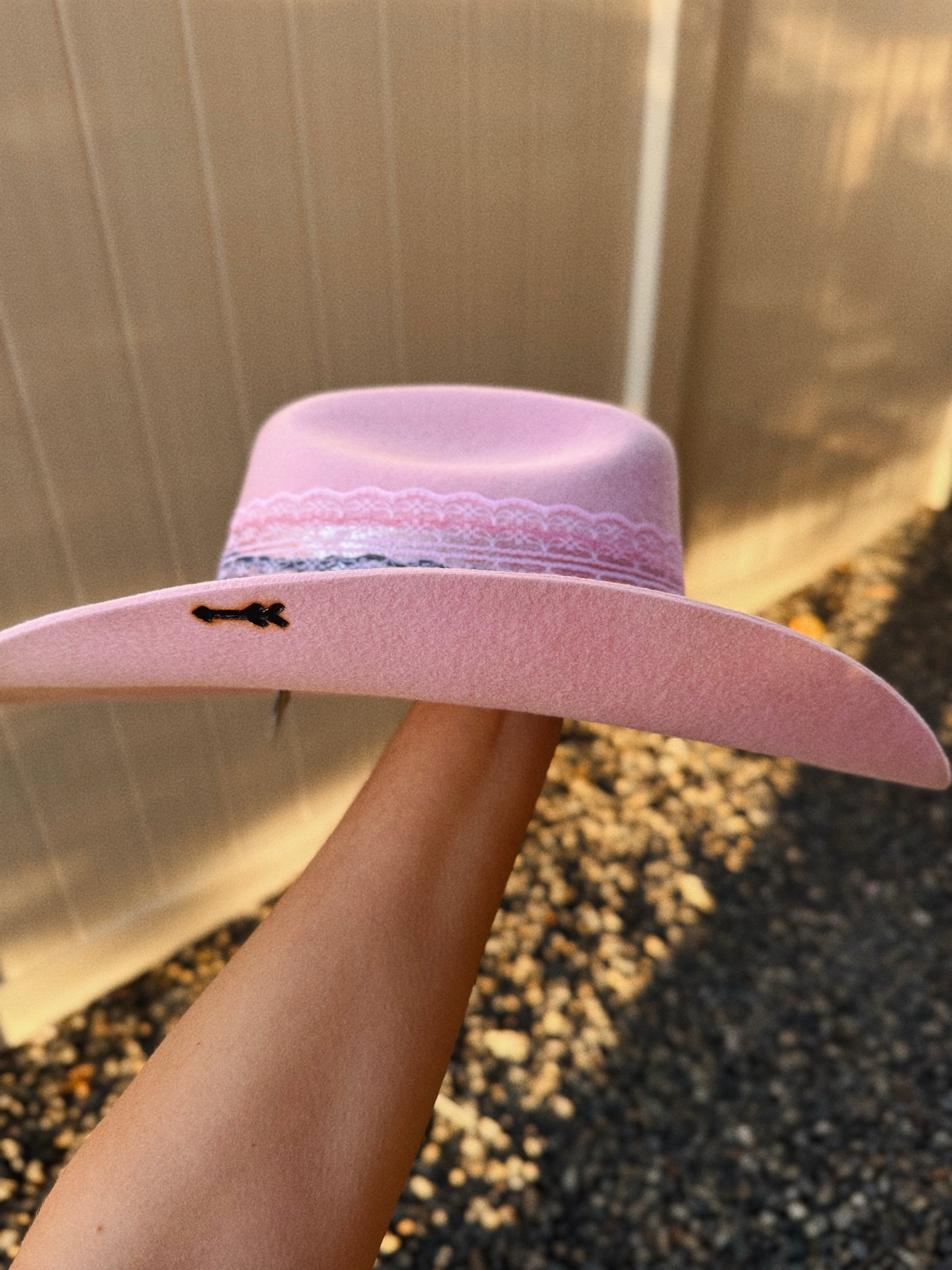 Desert Pink Custom Cowgirl Hat