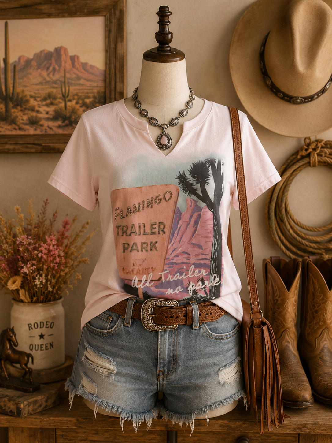 Flamingo Trailer Park Tee