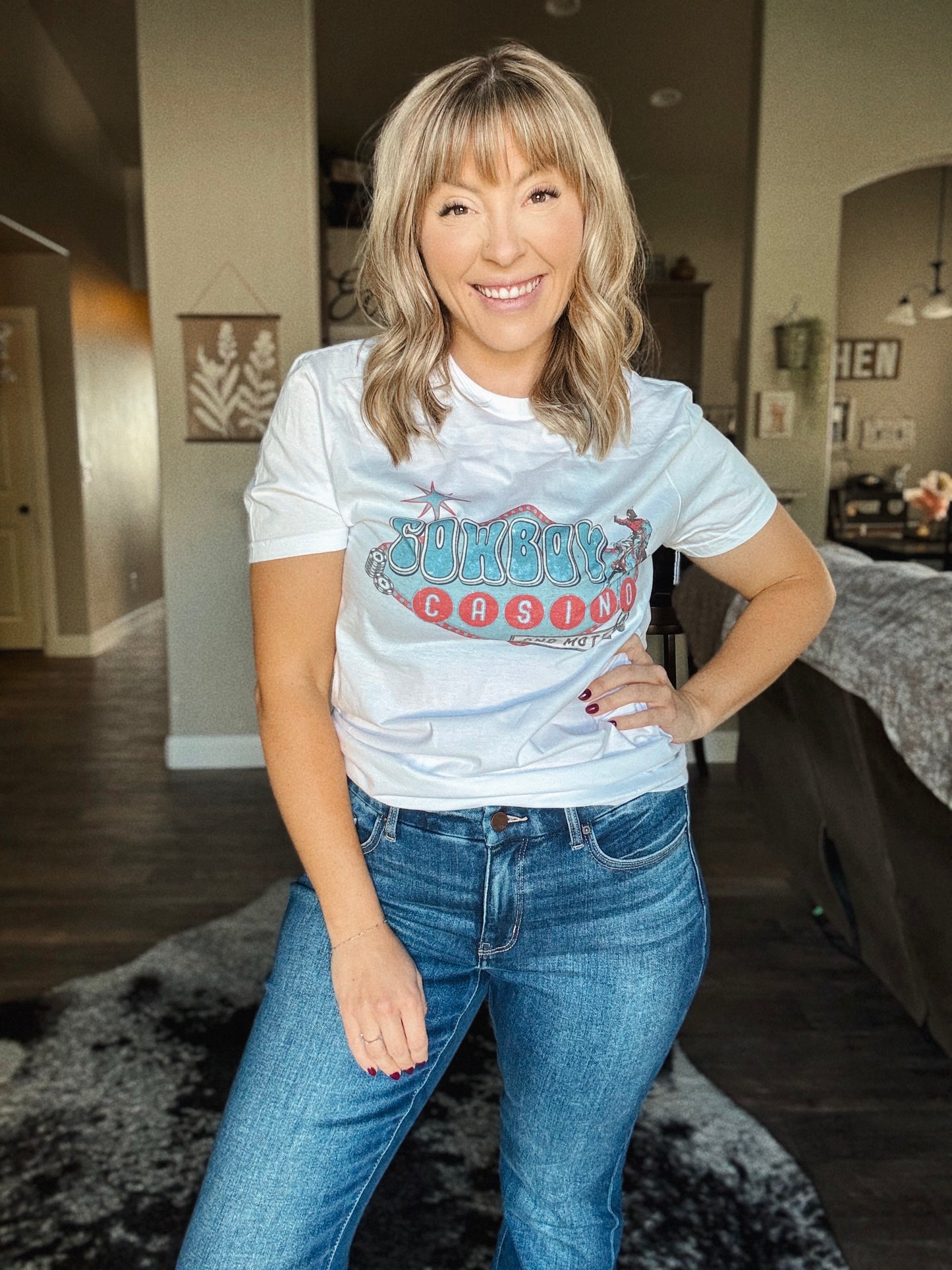 Cowboy Casino Motel Graphic Tee