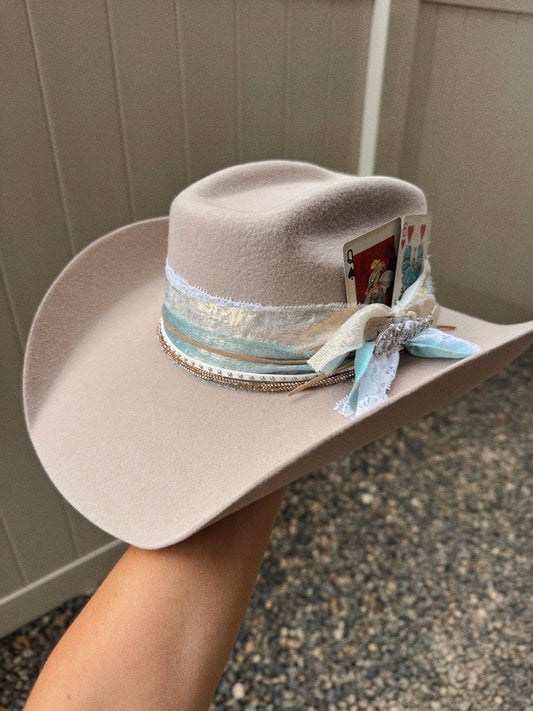 Touch of Turquoise Custom Cowgirl Hat