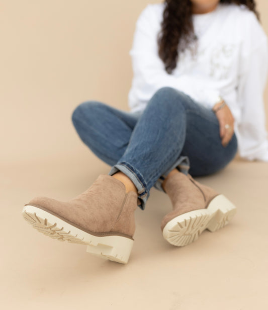 Taupe Booties