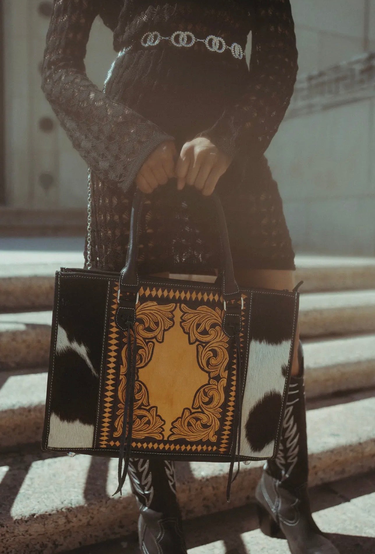 The Jameson Cowhide Tote