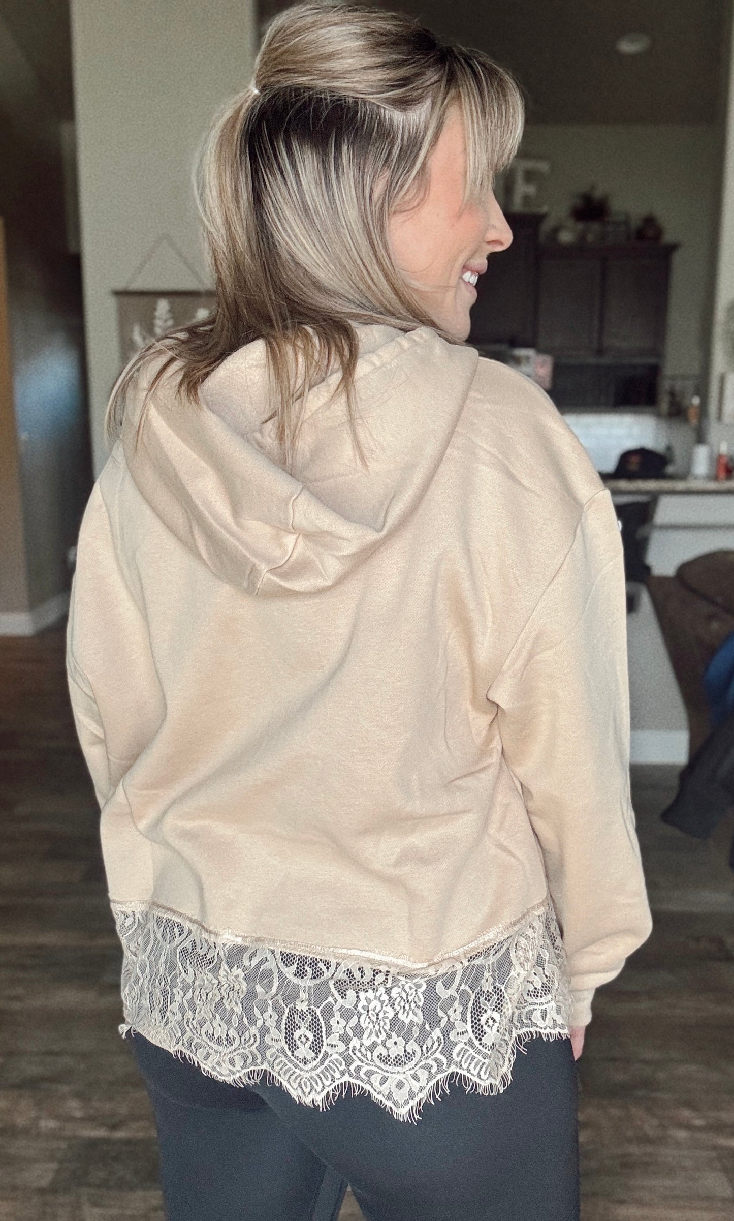 Chill Cowboy Lace Sweatshirt