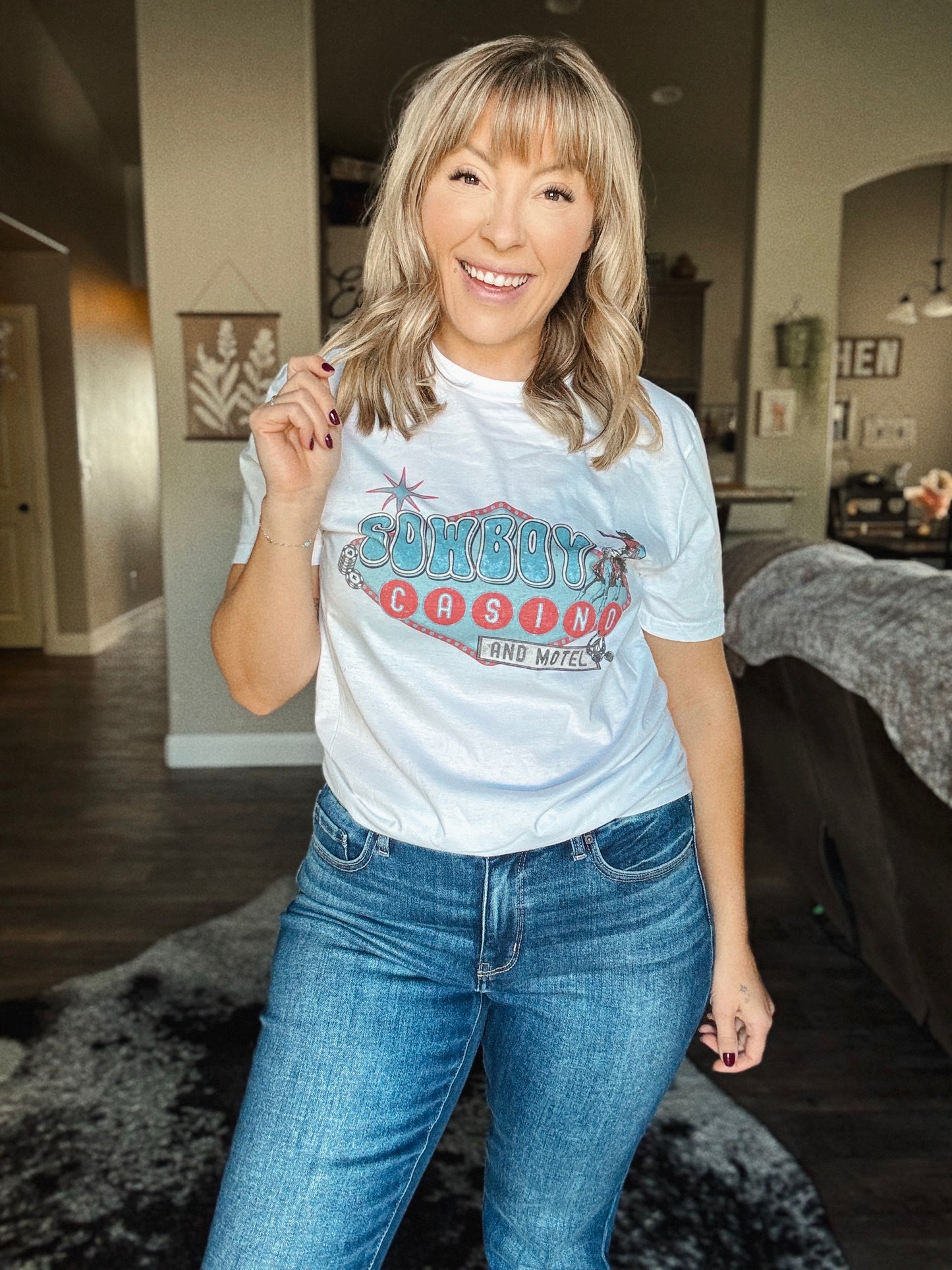 Cowboy Casino Motel Graphic Tee