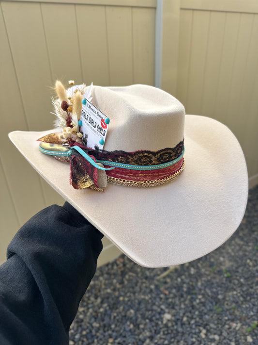 Girls Just Wanna Rodeo Custom Cowgirl Hat