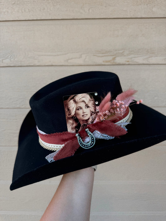 Dolly Does It Better Custom Cowgirl Hat