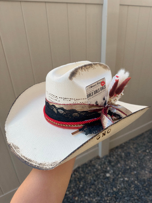 Girls Just Wanna Have Fun Custom Cowgirl Hat