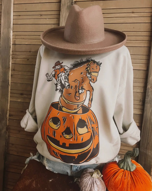 Rodeo Pumpkin Crewneck