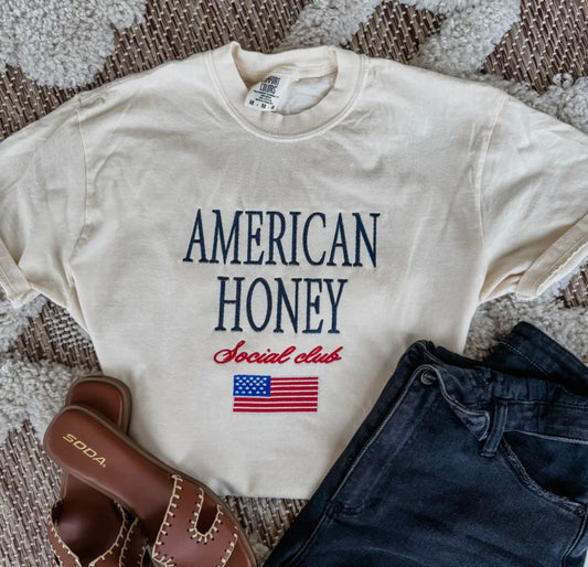 American Honey Social Club Tee