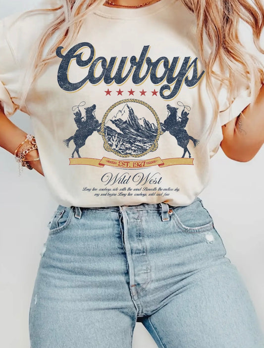 Cowboys Wild West Graphic Tee