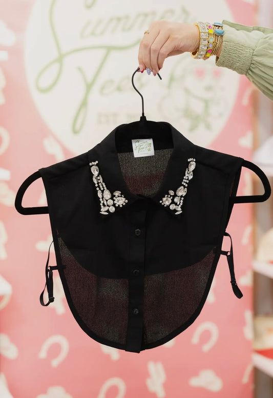 Jeweled Collar - Black