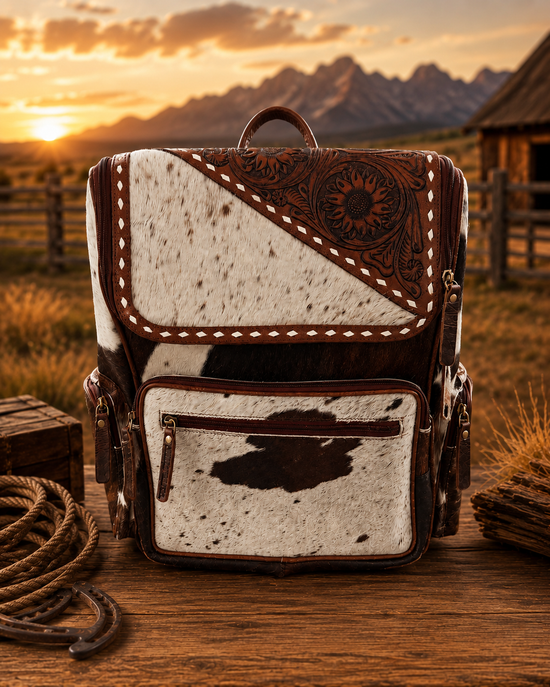 Mesa Cowhide Backpack