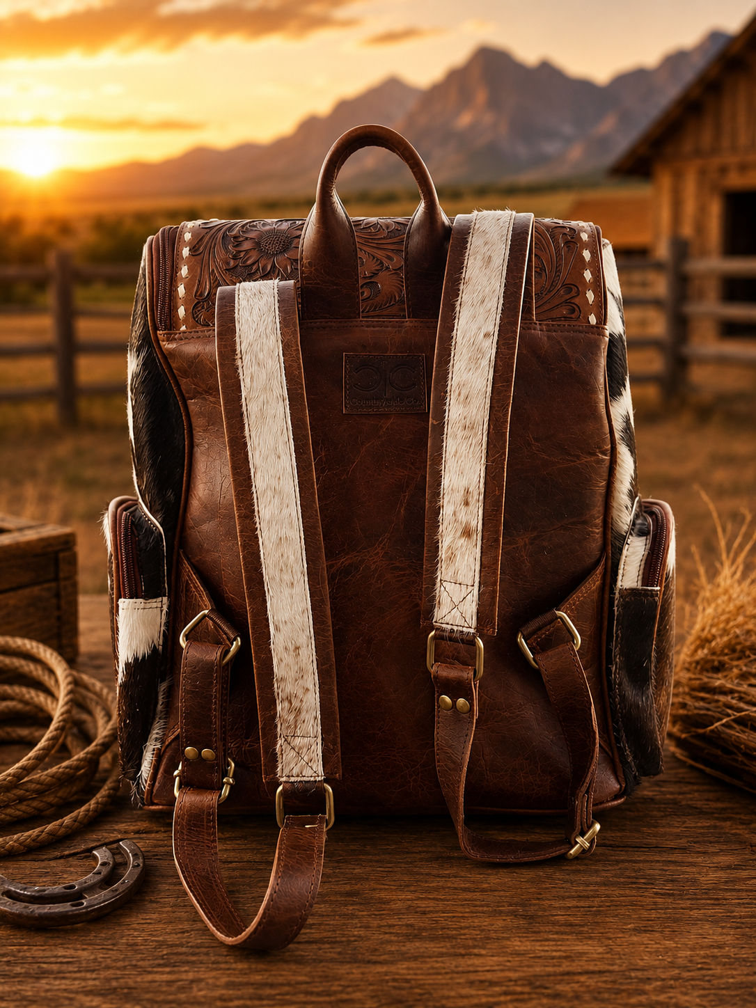 Mesa Cowhide Backpack