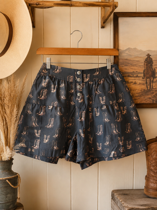 Boots Printed Elastic Waistband Shorts