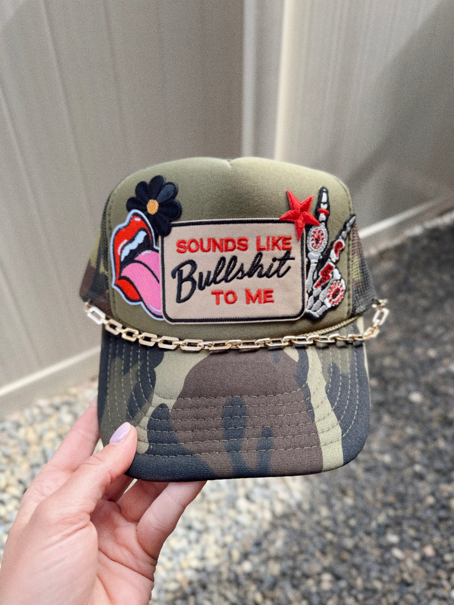 Sounds Like BS To Me Custom Trucker Hat