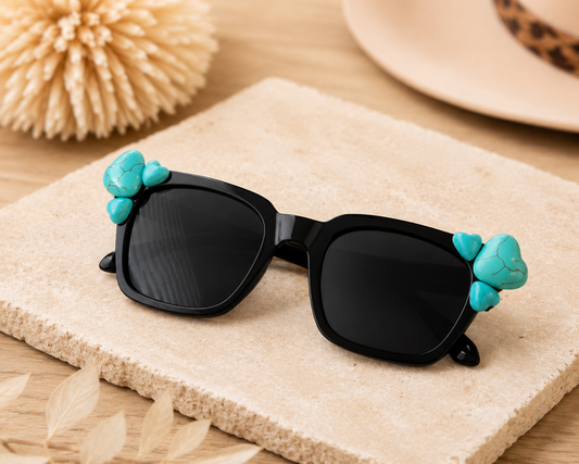 Turquoise Heart Sunnies
