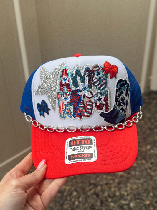 America Custom Trucker Hats