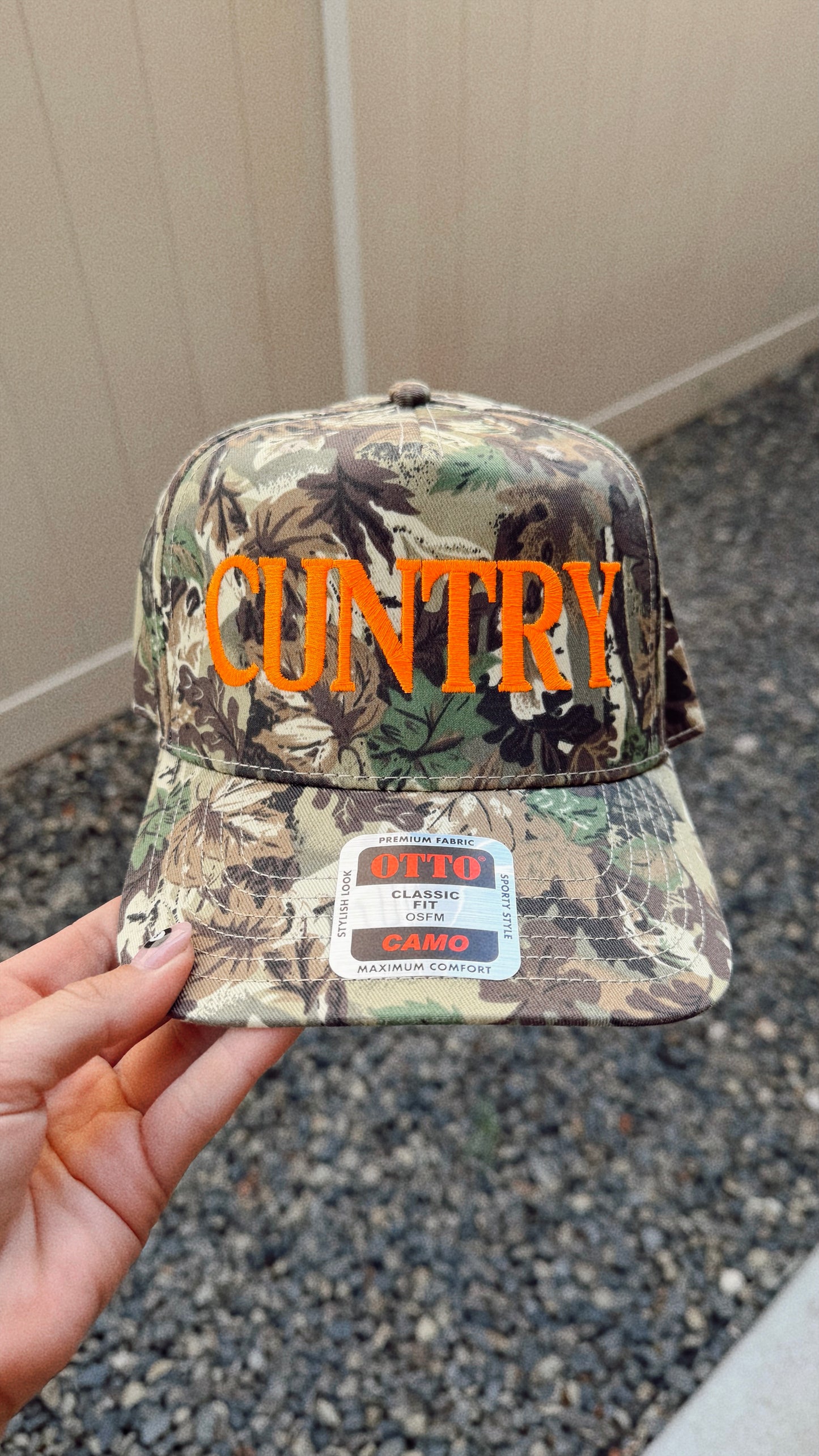 Cuntry Camo Trucker Hat