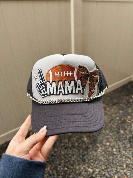 Football Mama Custom Trucker Hat