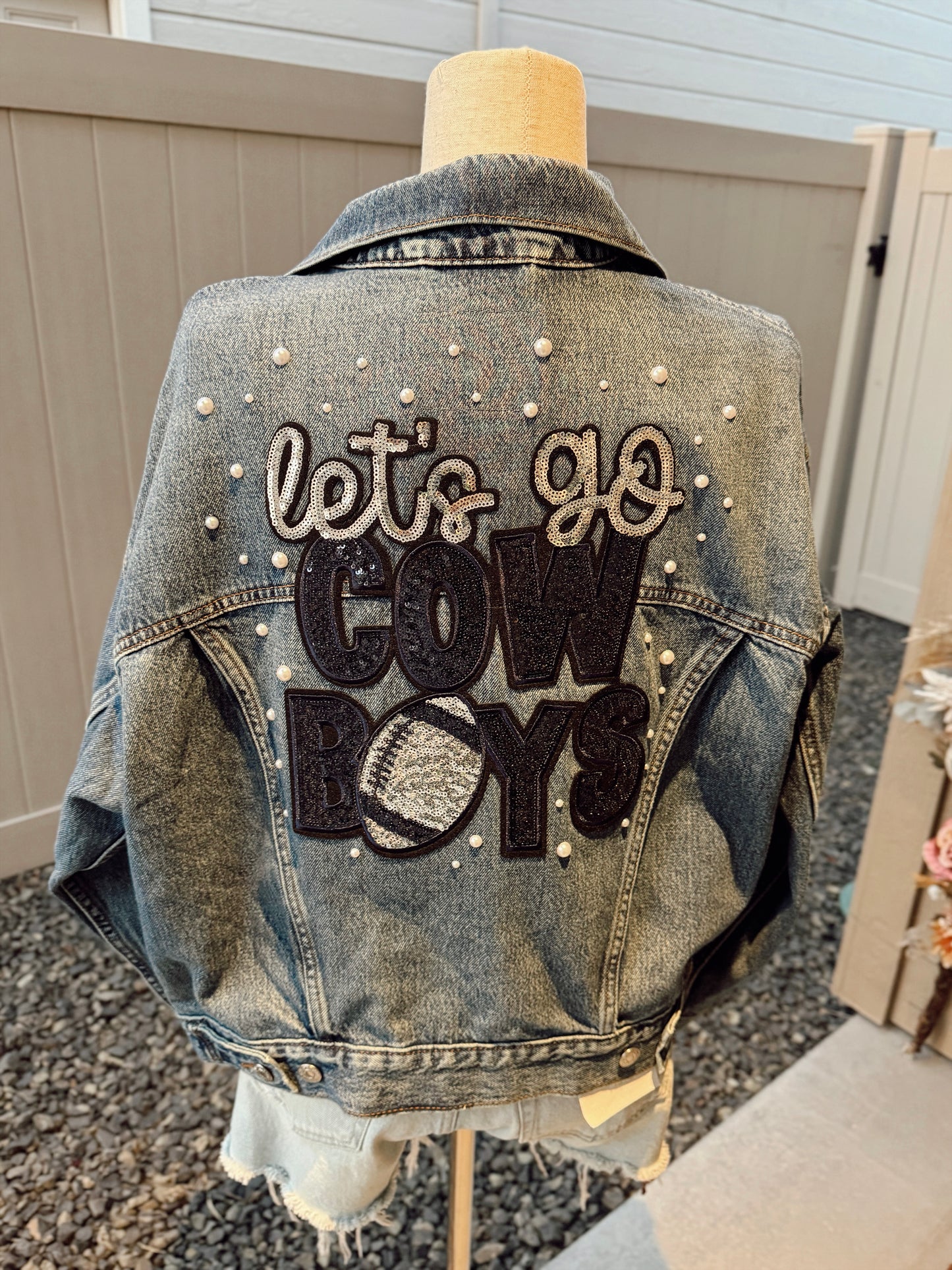 Custom Levi Cowboys Jean Jacket