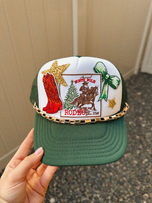 North Pole Rodeo Custom Trucker Hat