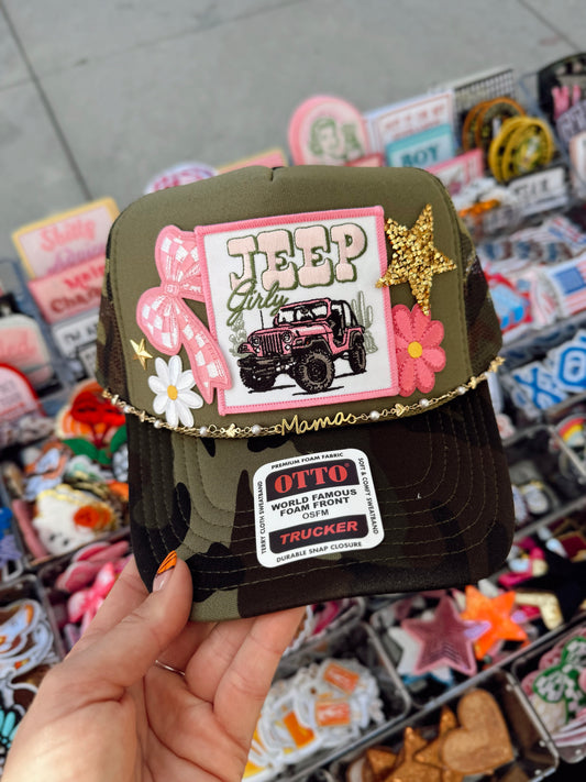 Jeep Girly Custom Trucker Hat