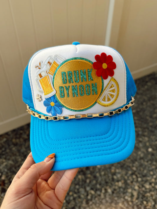 Drunk By Noon Custom Trucker Hat